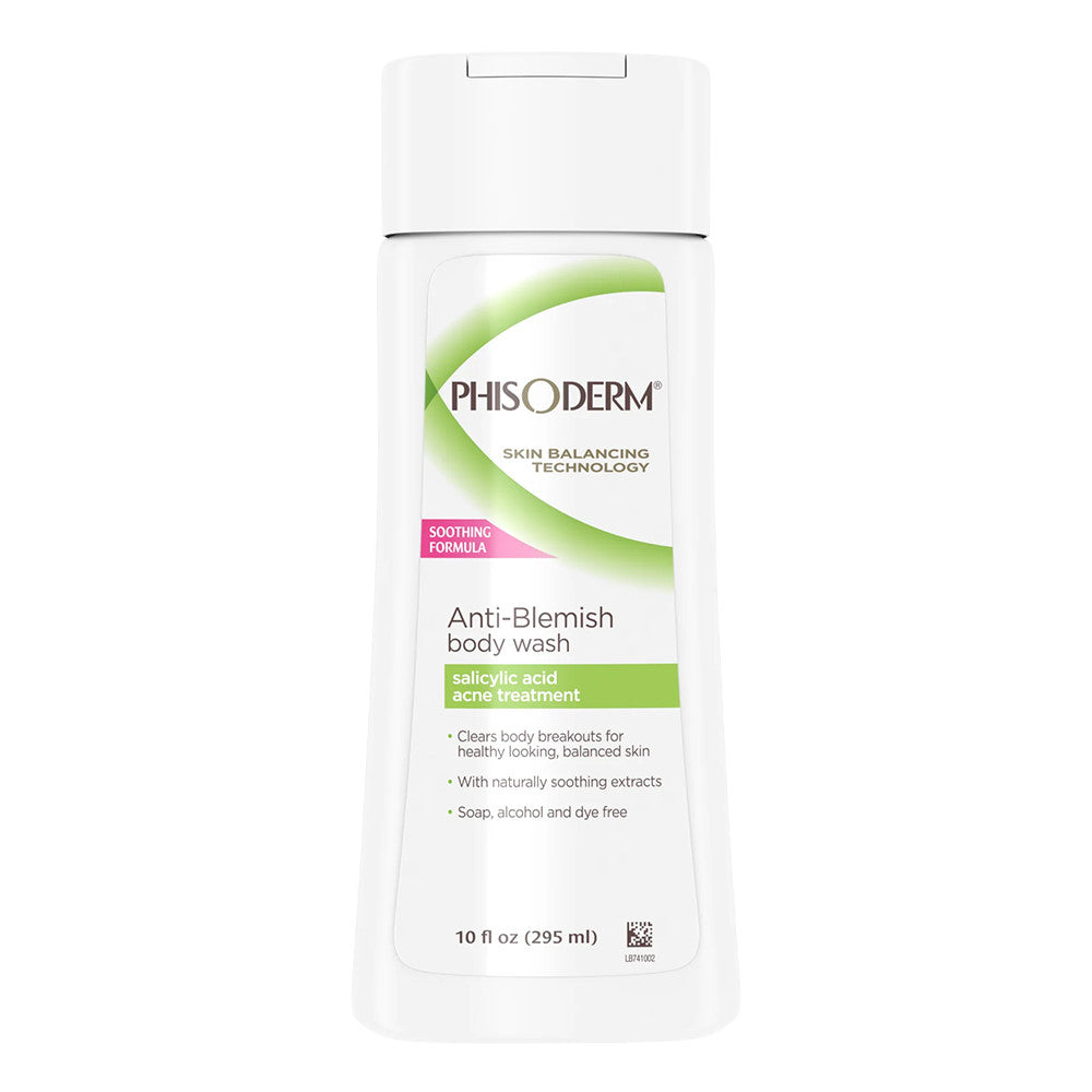 Phisoderm Anti-Blemish Body Wash, 10 Oz